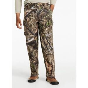 LL Bean Men's Ridge Runner Storm Hunting Pants Camo Lined Rain Snow Pants 32